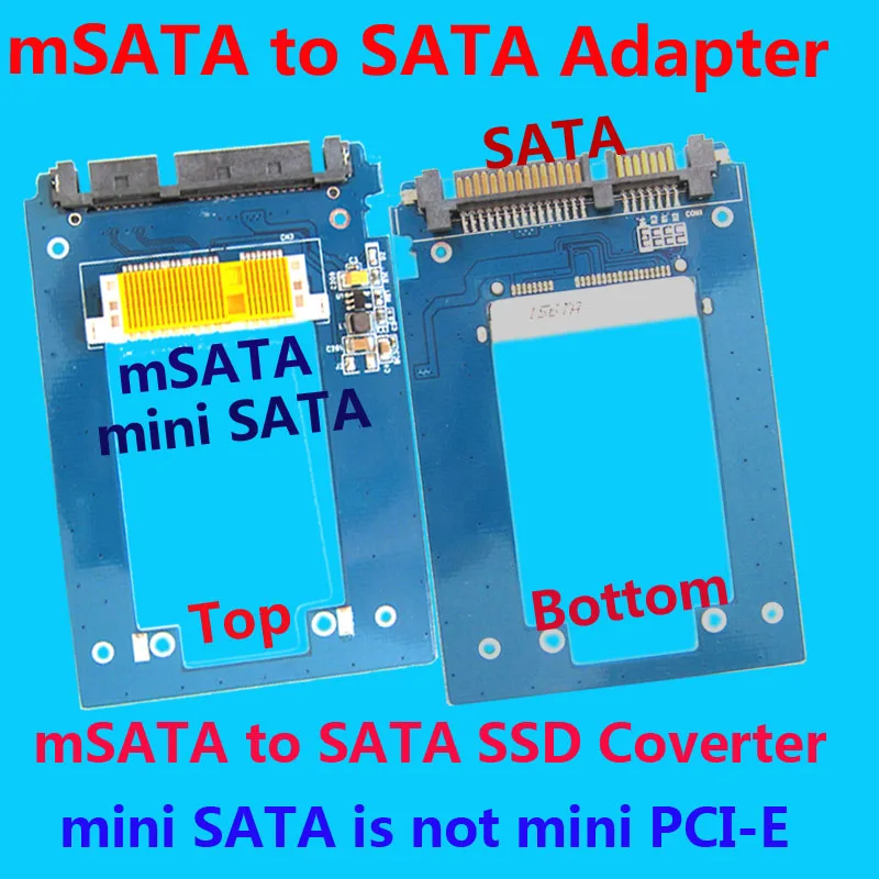 MSATA-SATA адаптер/конвертер mSATA-SATA SSD конвертер mini-SATA разъемы | Компьютеры и офис