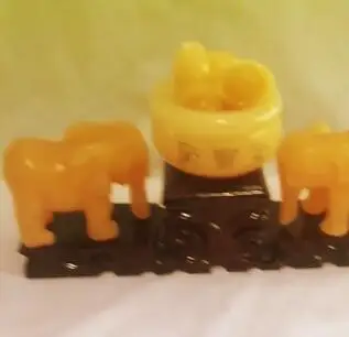 Натуральный топаз нефритовый слон украшение удача Фортуна фэн шуй офисная