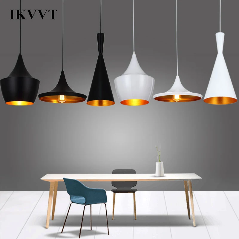 

Modern Indoor Lighting Led Pendant Lights Room Restaurant Lamp White Pendant Lamps Home Decoration Lighting E27 Coffee Lamp