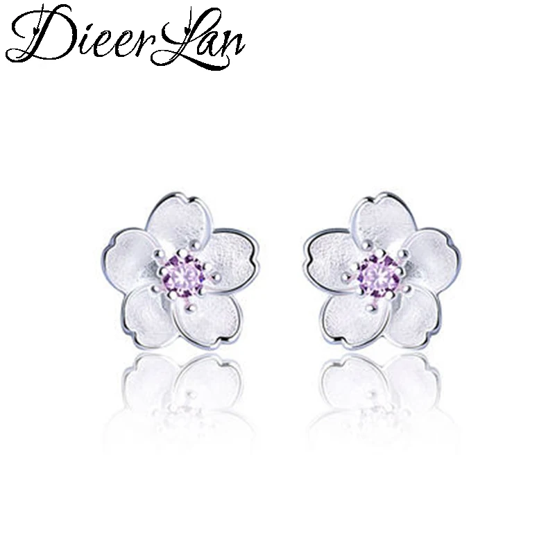 Женские Ювелирные наборы DIEERLAN Стразы новые циркониевые ожерелья с цветочным