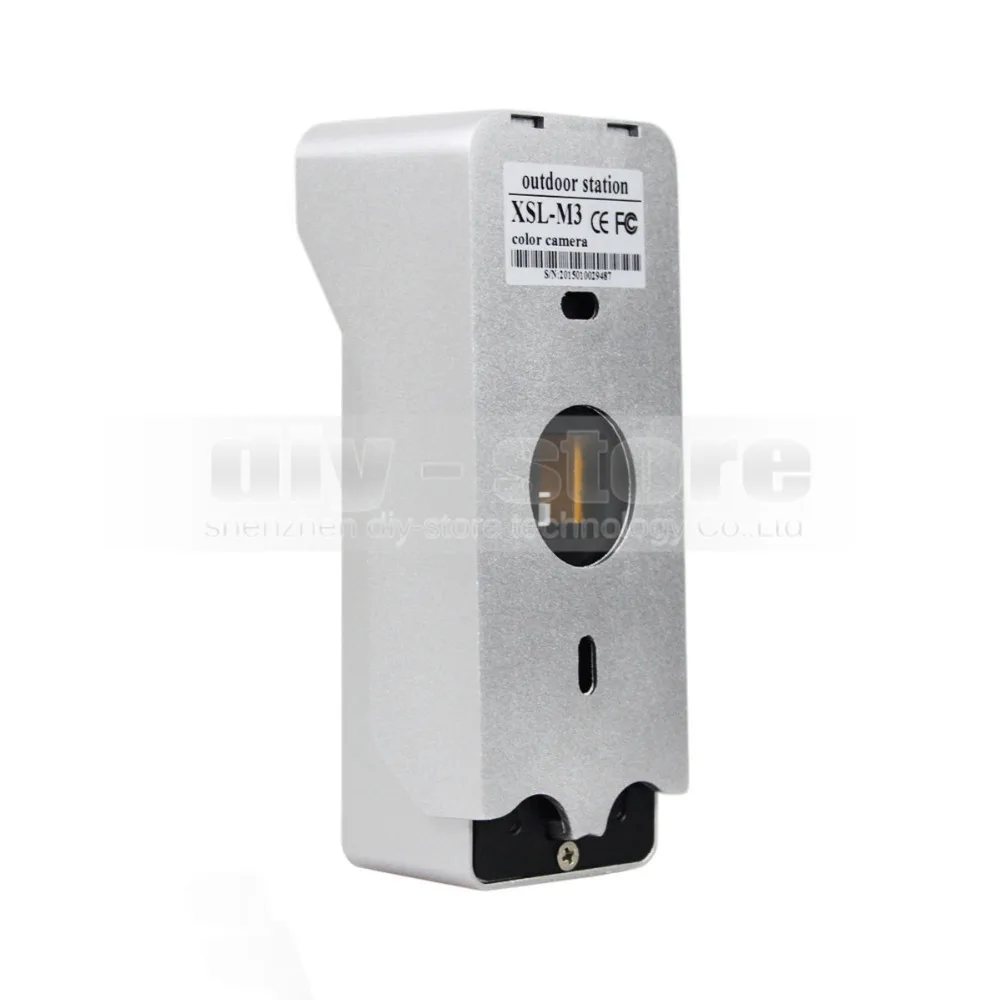 

DIYSECUR 4.3 inch TFT Color LCD Display Aluminum Alloy Camera Video Door Phone Intercom Doorbell LED Color Night Vision