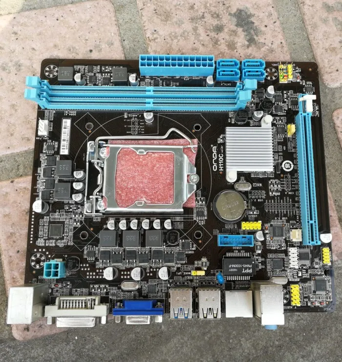 Разъем LGA 1151 для материнской платы Onda H110C H110 материнская плата DDR4 LGA1151 полностью