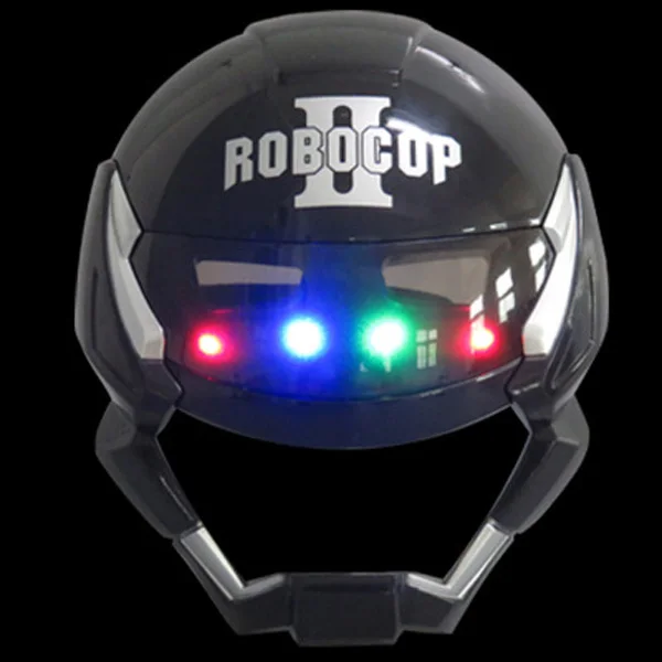 Новая качественная светящаяся Маскарадная маска RoboCop для макияжа глаз игрушка