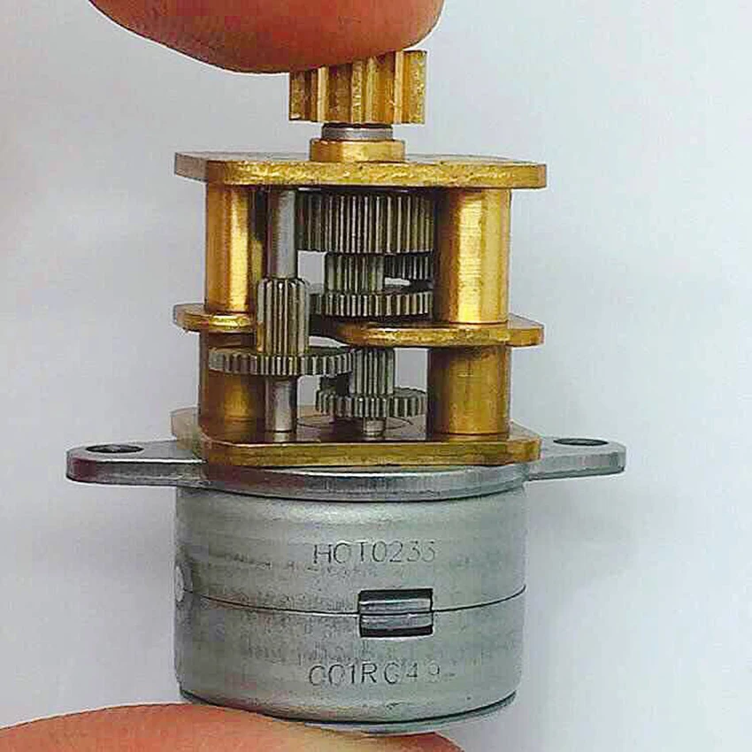 

Precision Reduction Ratio Stepper Motor Metal Gearbox DC5-12V 40ohm Geared Motor for Monitor, Intelligent Control