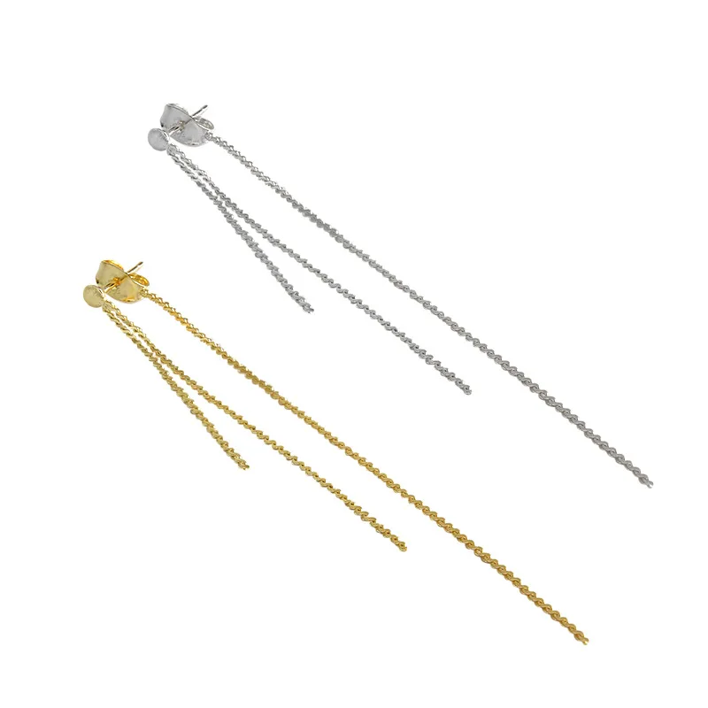 

100% Стерлинговое Серебро S925, женские длинные круглые серьги-подвески с бусинами и кисточками, серьги с отжимными ушками, ювелирные изделия, С...