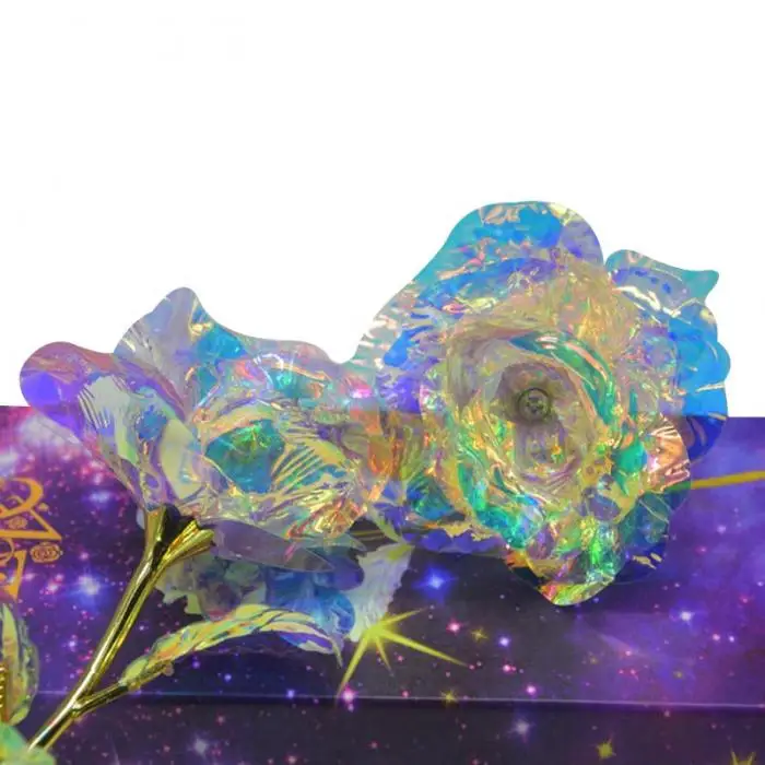 1 шт. Galaxy Rose с сердечком база светящаяся Роза День Святого Валентина День матери юбилей подарок магазин