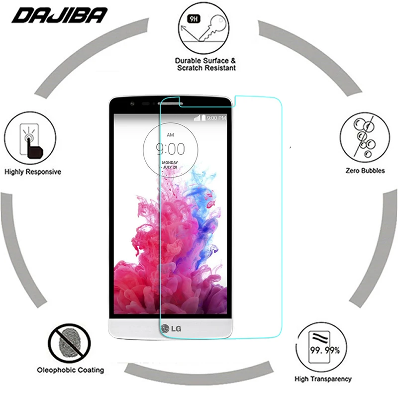 Закаленное стекло для экрана устойчивое к царапинам LG G3 Stylus 9 H твердое 2.5D Arc Edge