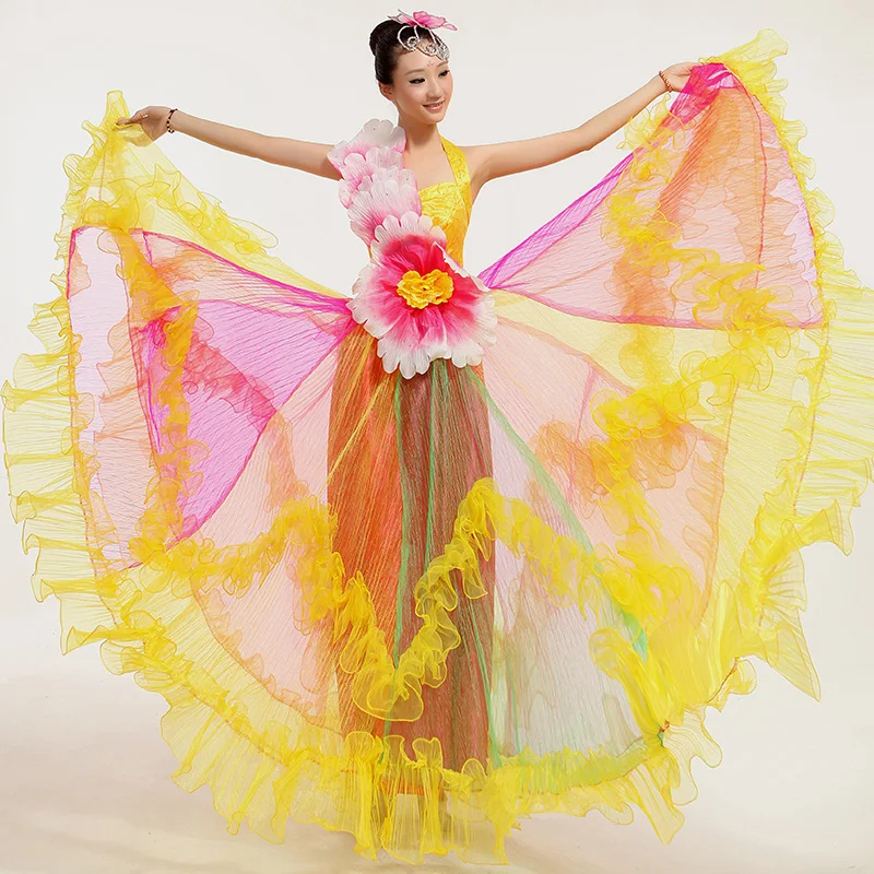 Открытые танцевальные костюмы новый дизайн 2016 национальная танцевальная одежда