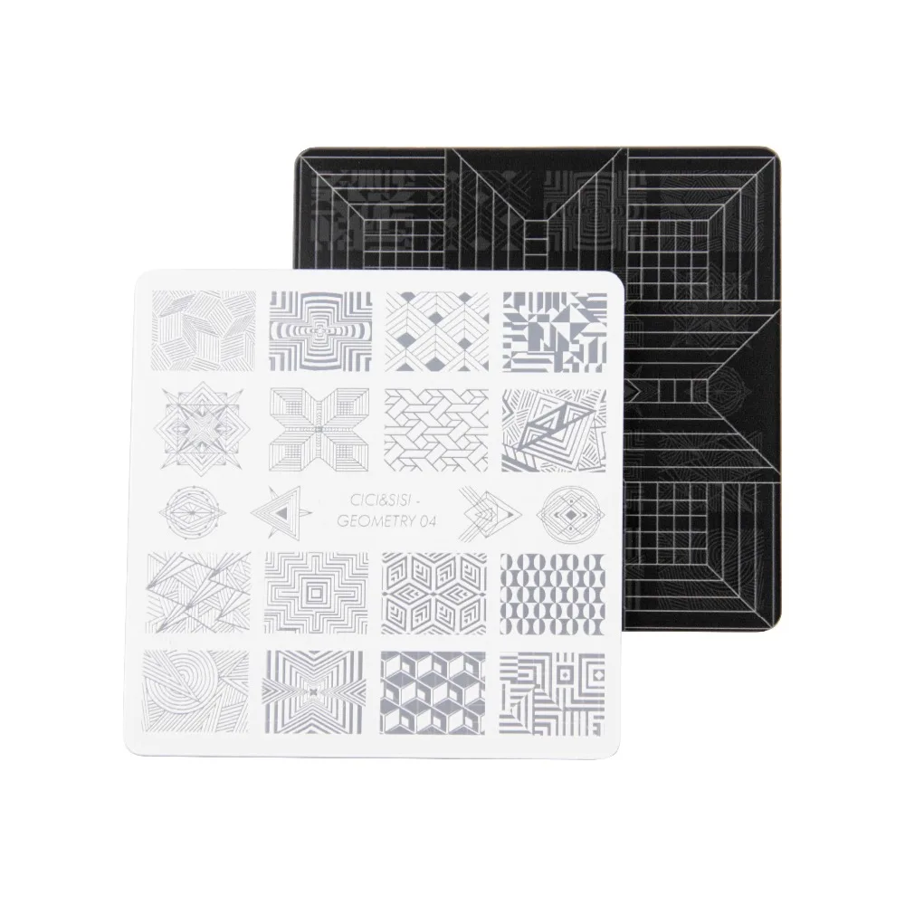 CICI & SISI штамп штамповка изображения пластина конад печать ногтей шаблон DIY для