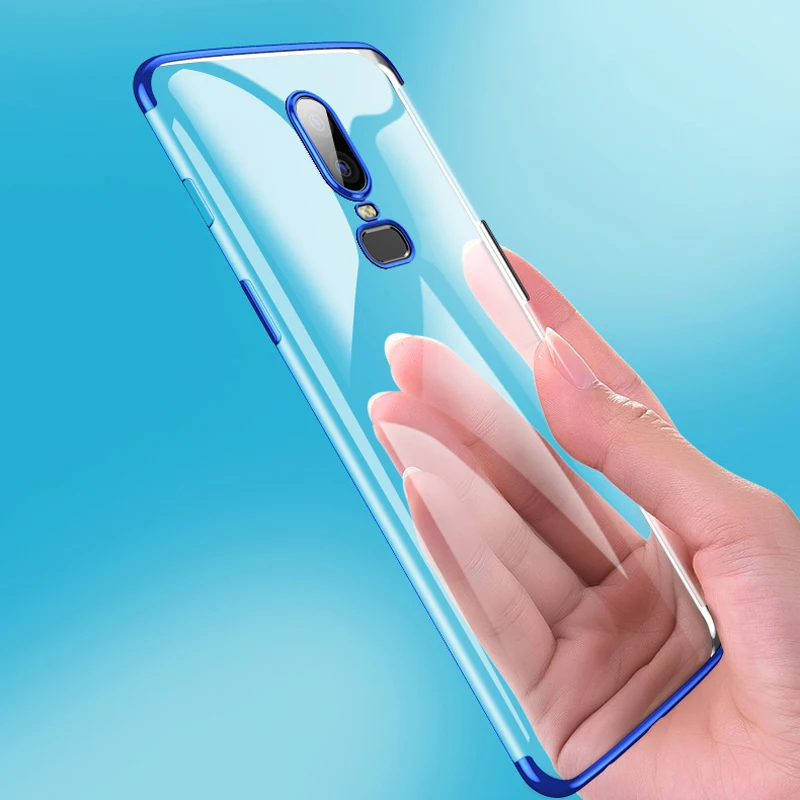 Oneplus6t прозрачный чехол с покрытием для OnePlus 6t 6 мягкий силиконовый Oneplus6 One Plus 1 + t