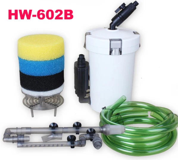HW602B Sunsun 110 В 220 В 400L/ч для аквариума Внешний фильтр Канистра внешний фильтрации Системы HW-603B HW-602B - Цвет: HW602B