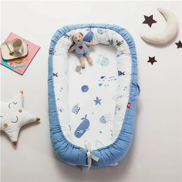 C2 Baby Nest Bed Portable Baby Nest Bed Crib Travel Newborns Cots Nursery Sleep Nest Infant Cradle Baby Bassinet Children's Bumper Crib - Цвет: C2 Baby Nest Bed