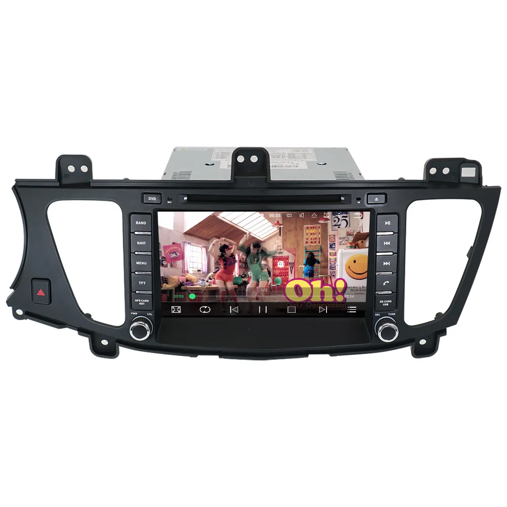 Android 8.0 No car DVD player GPS Navigation For KIA K7 2009-2016 Cadenza Car radio palyer stereo Auto Tape recorder multimedia |