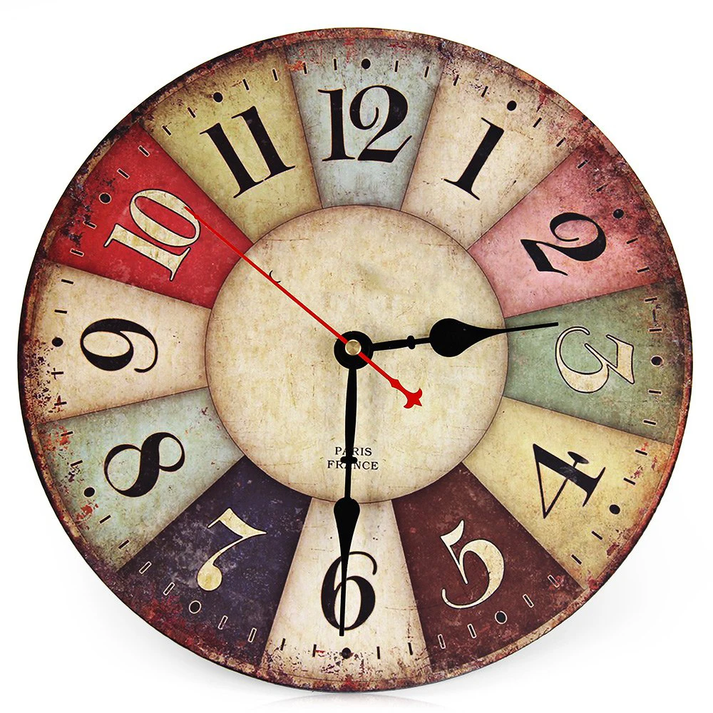Новые часы настенные художественные Ретро креативные европейские винтажные