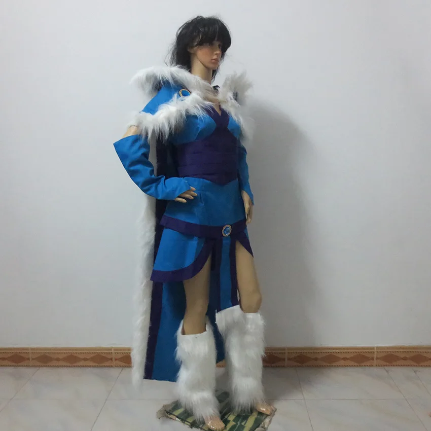 Костюм девушки DOTA 2 из аниме Хрустальная Дева костюм для маскарада косплея полный