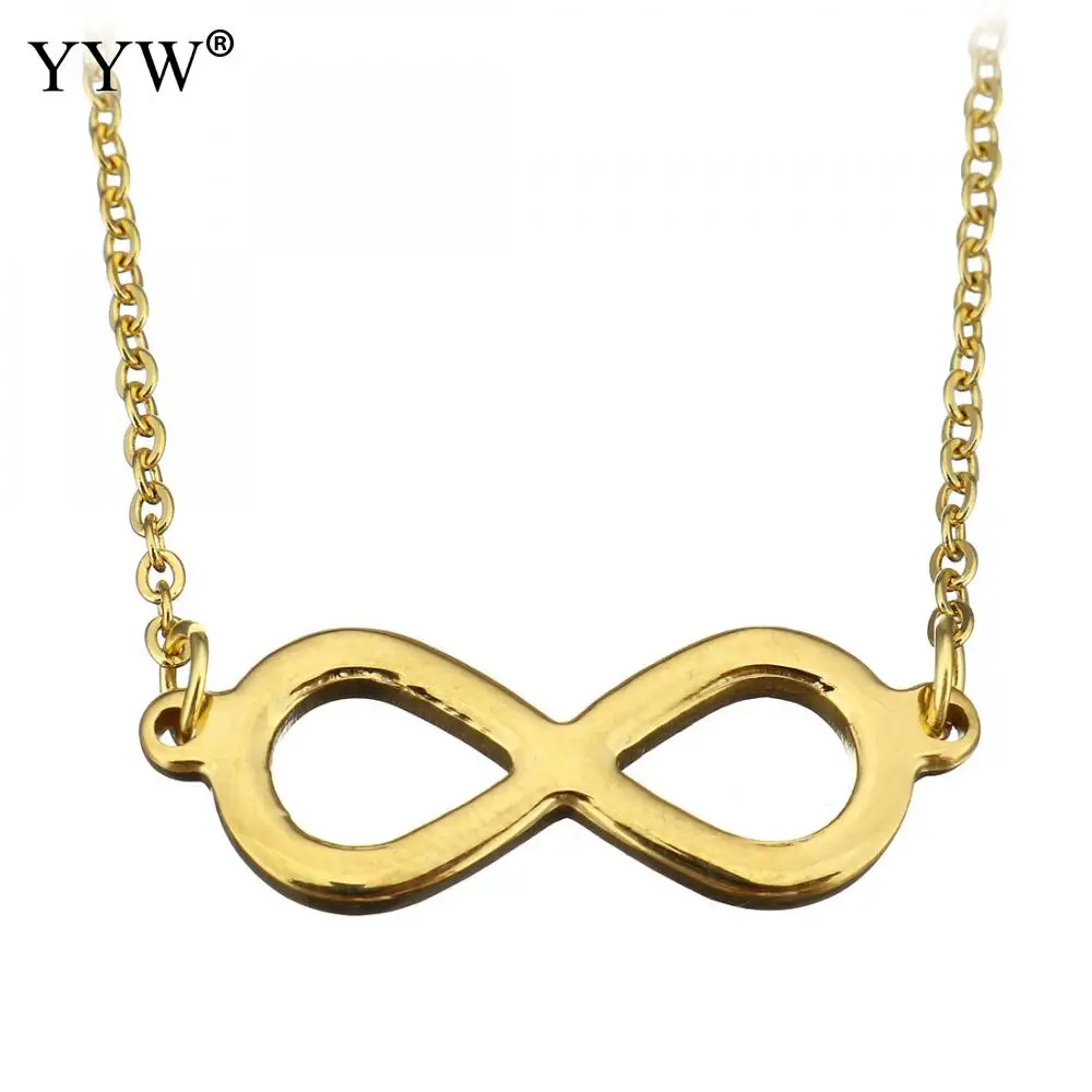 Женское колье чокер из нержавеющей стали|infinity necklace|long necklacechoker necklace |