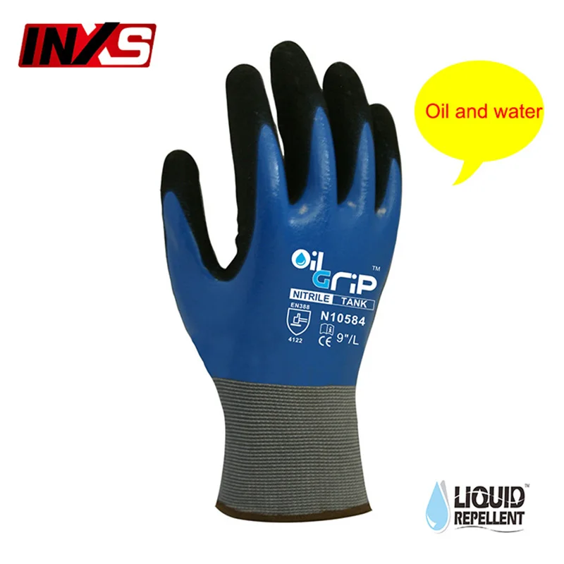 SAFETY INXS N10584 механические перчатки водонепроницаемые маслостойкие рабочие