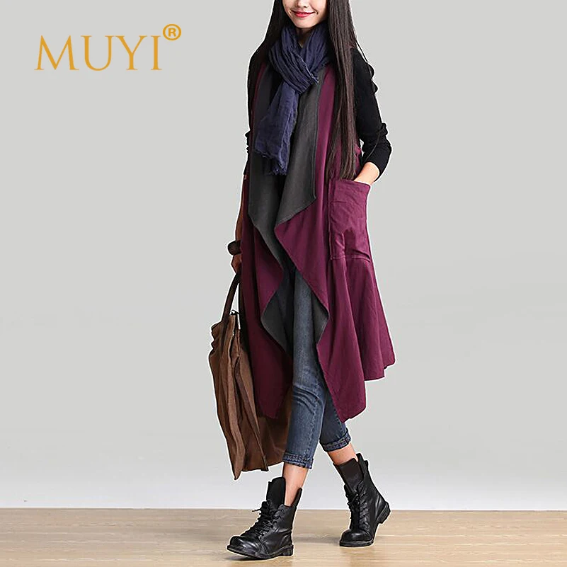 Многоцелевой Вязаные Жилеты для женщин Для уличная девушка Винтаж Vestidos без