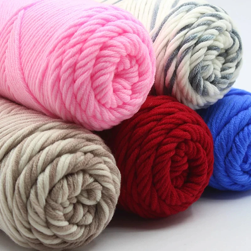 

10pcs 1000g Lovers Cotton Natural milk cotton thick yarn for knitting Baby wool thread crochet hand knitting yarn cotton