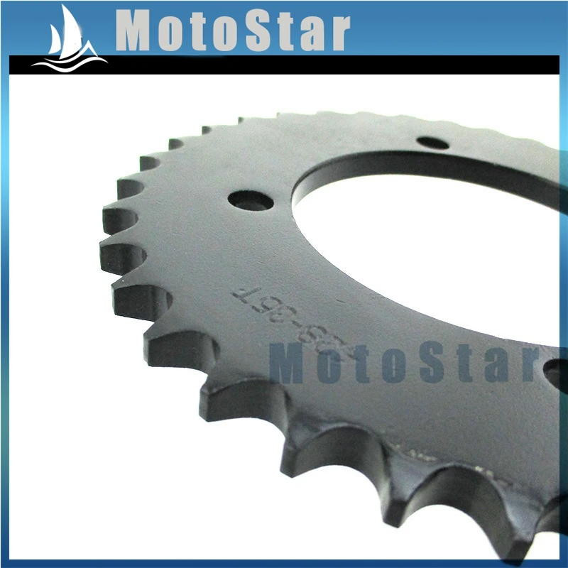 428 76 мм 35T Задняя звездочка для китайских 50cc 70cc 90cc 110cc 125cc 140cc 150cc 160cc 170cc 190cc питбайк