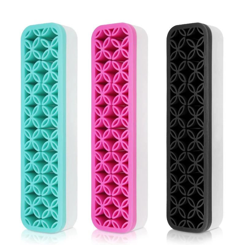 1 шт. силиконовый держатель для кистей макияжа органайзер лица сушилка подставка