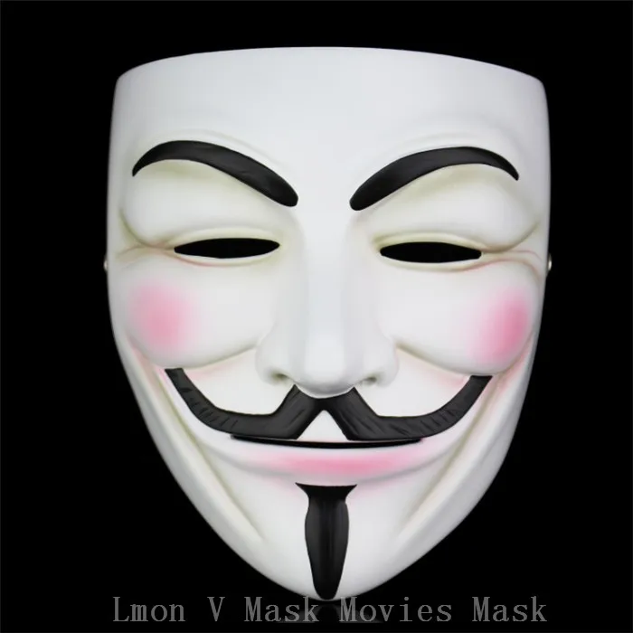 Высокое качество 100% смолы фильмы V For Vendetta Маска Смола собирать домашний декор