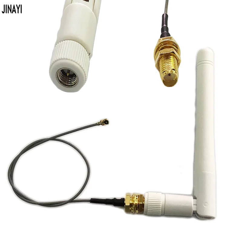 10 шт. 2dbi 2 4G SMA наружная антенна IPX U. fl к Гнездовой 1 13 Pigtail кабель 20 см для Wifi