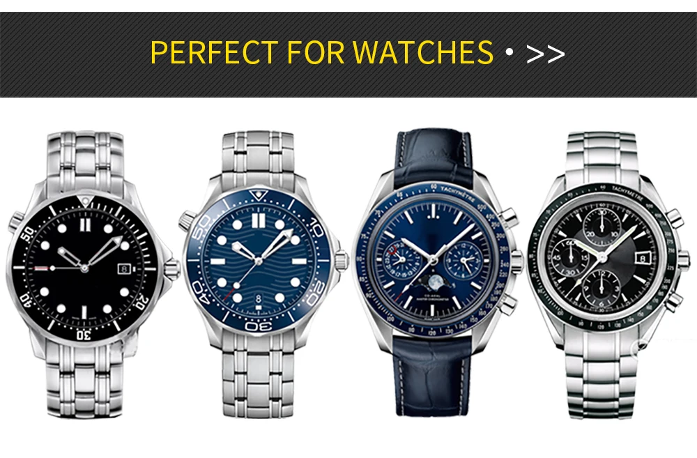 19 мм 20 21 22 резиновые силиконовые часы ремешок складной Пряжка для Omega Seamaster 300 Speedmaster DE VILLE часы