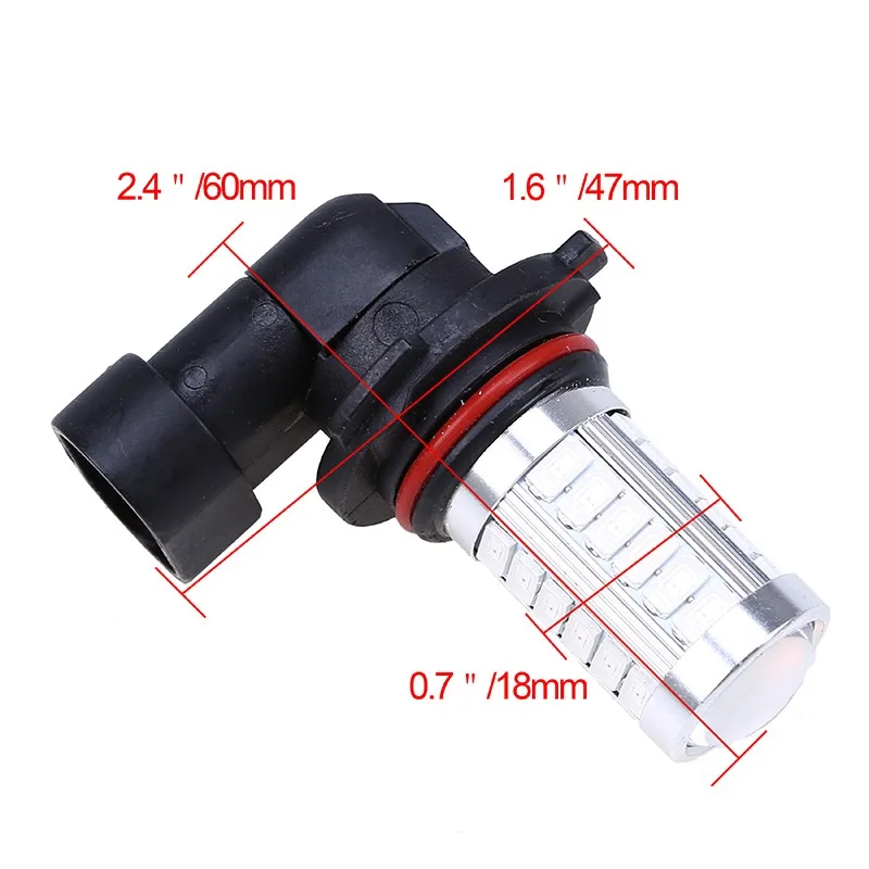 POSSBAY 9005/1156/H4/H7/H10/H11/H15/H16 противотуманный Сигнал Хвост Вождения 33 светодиодный 5730 автомобильный светильник лампа красный/синий автомобильный светильник источник