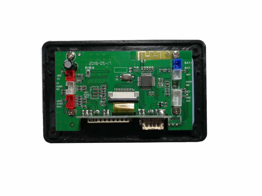 12 В-20 в аккумулятор MP3 аудио декодер Board4.2 Bluetooth вход запись радио отображение