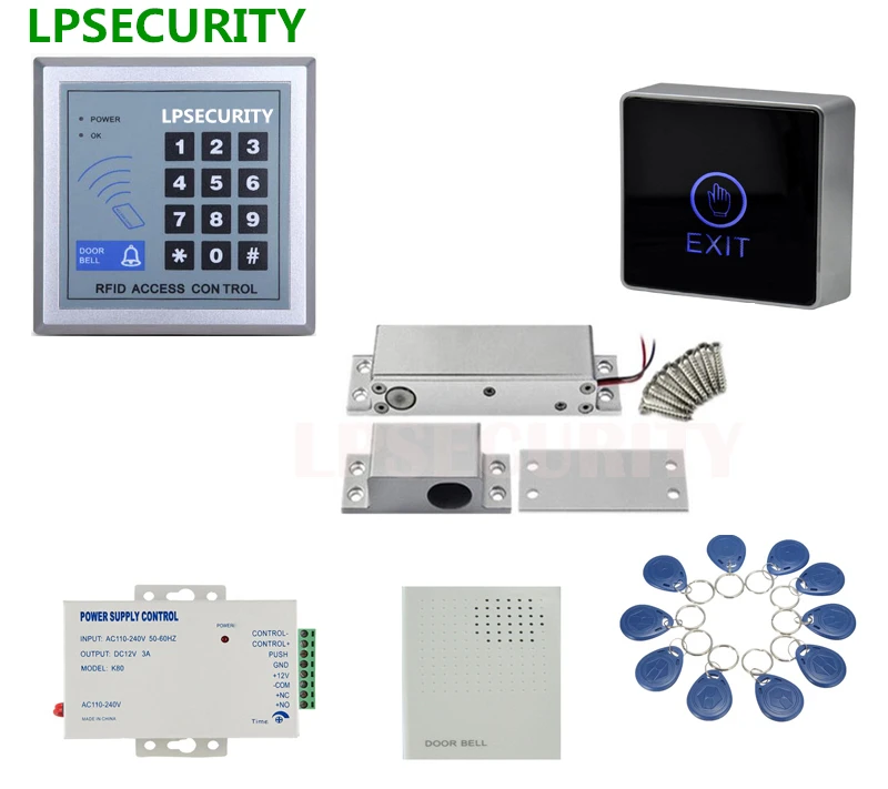 LPSECURITY RFID Клавиатура DC12V контроль доступа к дверным воротам низкая температура