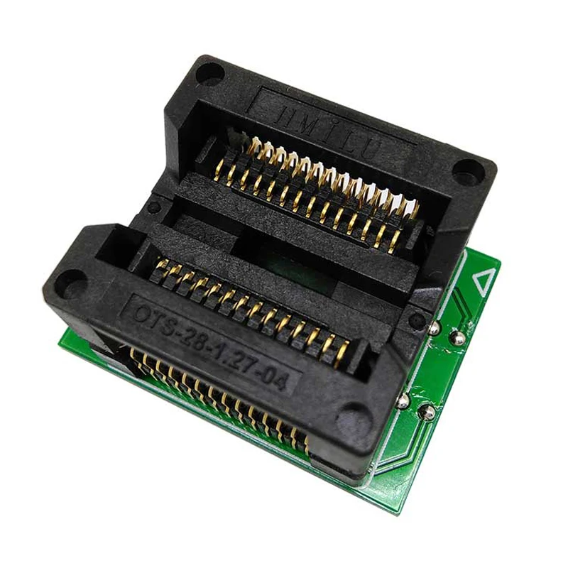 SOP28 SOIC28 SO28 to DIP28 шаг 1 27 мм IC ширина корпуса 7 5 300mil OTS 28 1.27 04 Программирование