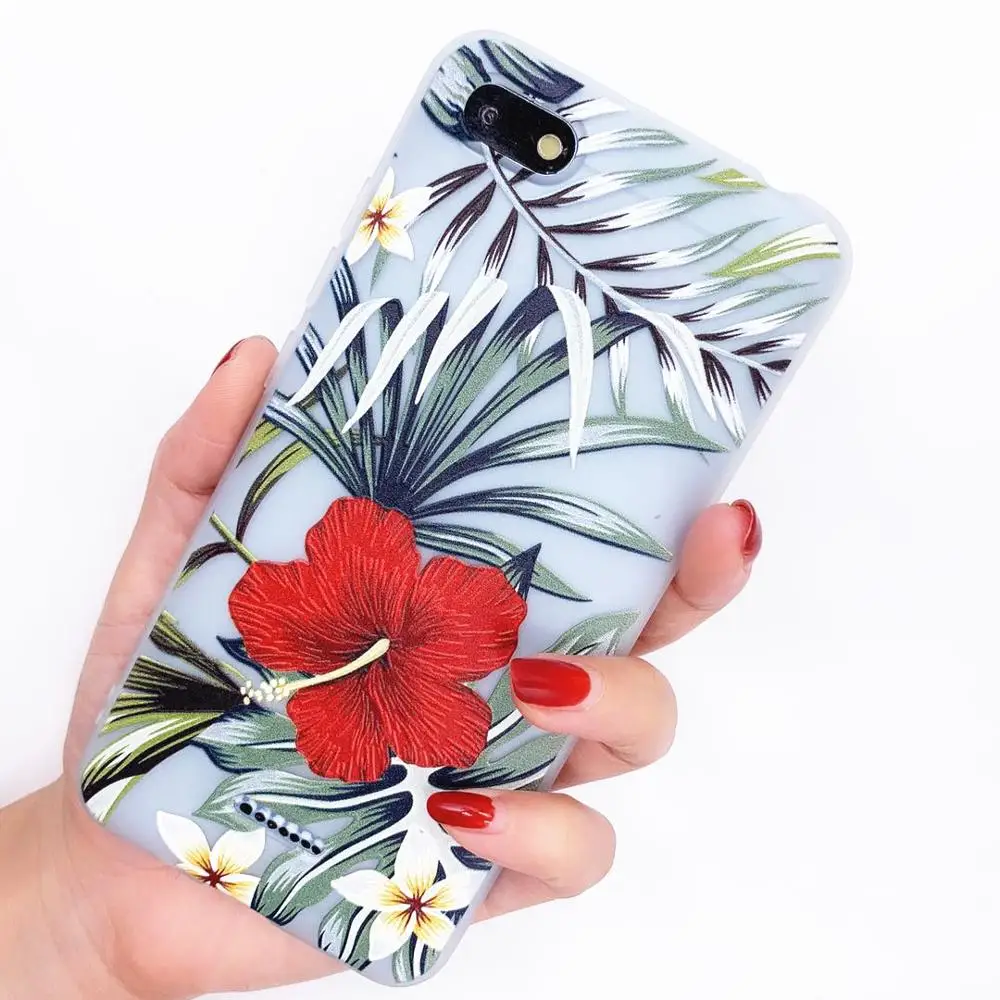 Чехол для Xiaomi Redmi 6a 15 цветов 3D узор новый дизайн мягкий силиконовый чехол из ТПУ