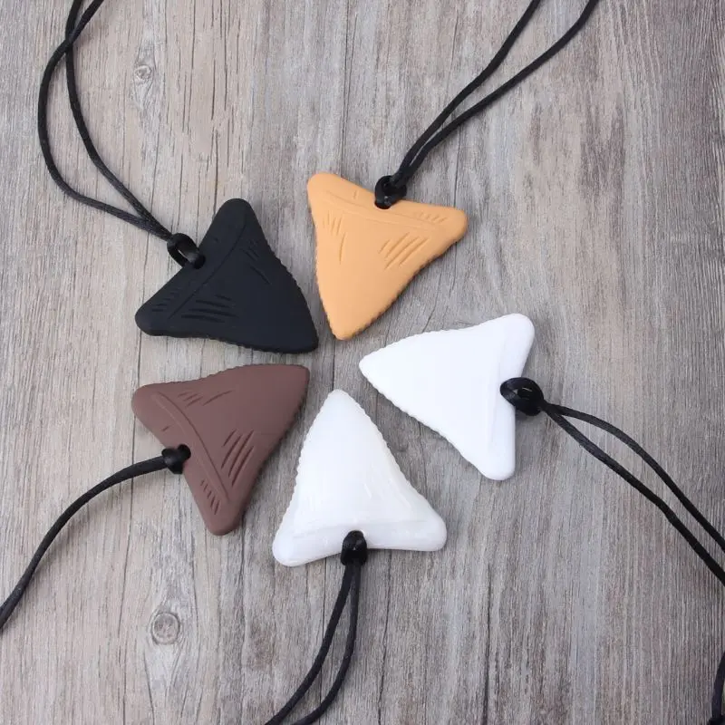 Украшением и зубами акулы Силиконовое Зубное Цепочки ожерелья для Пол