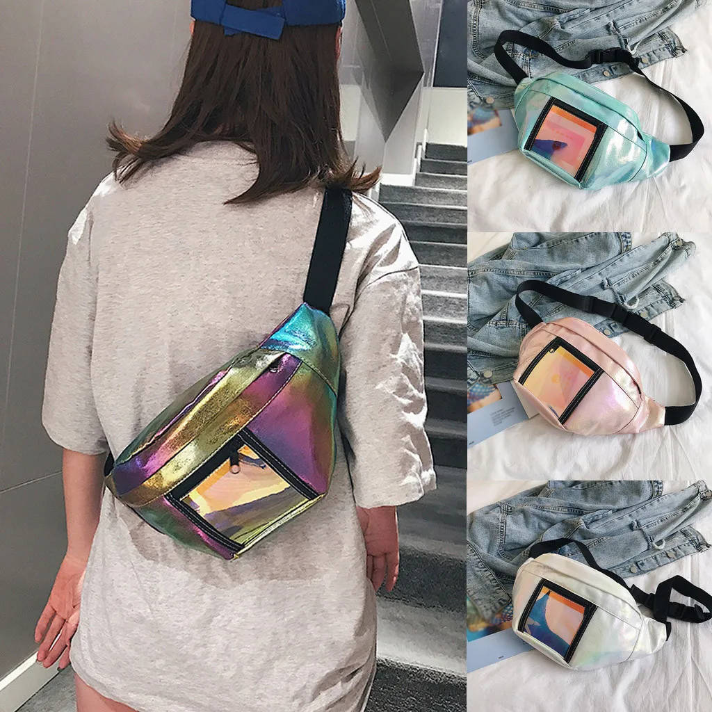 

Women Waist Bag Fashion Students Outdoor Sports Zipper Messenger sac ceinture femme saszetka na biodra women belt bag running