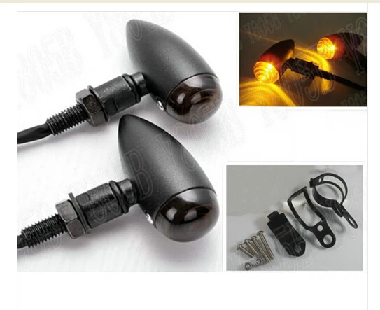 Пуля Светодиодный светильник сигнала поворота для Honda Shadow Spirit Sabre Aero ACE Steed VLX 400 600