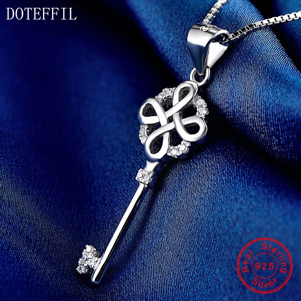 Женское ожерелье из серебра 925 пробы с фианитами | Украшения и аксессуары