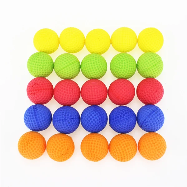 Mixed color 25 Darts Набор из 10 круглых дротика для заправки пули из пенопласта для Rival Zeus Apollo Nerf Toy Gun-5 цветов смешанные цвета 25 круглая Дротика - Цвет: Mixed color 25 Darts