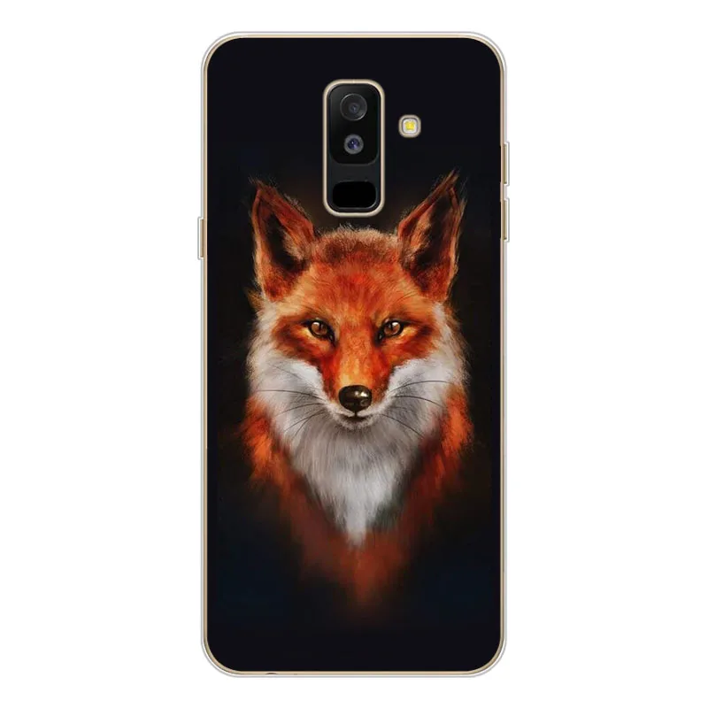 Чехлы Geruide para Для samsung Galaxy A6 plus a6+ Dual SIM pintado telefono caso samsung Galaxy A6 a6 - Цвет: RY-19