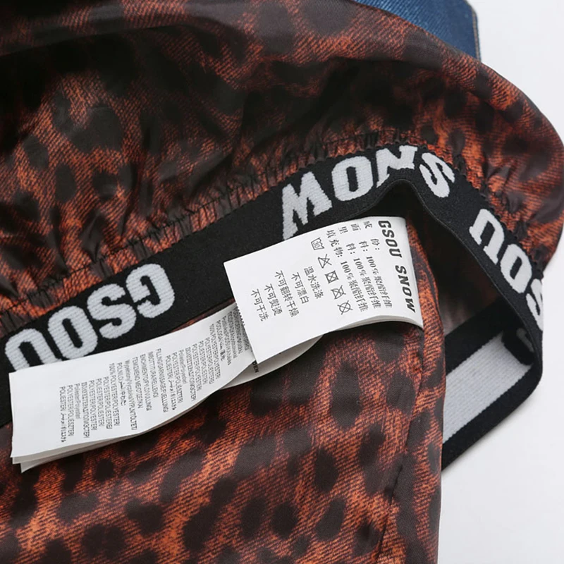 Штаны Gsou для катания на лыжах женские зимние джинсовые штаны сноубординга 2021