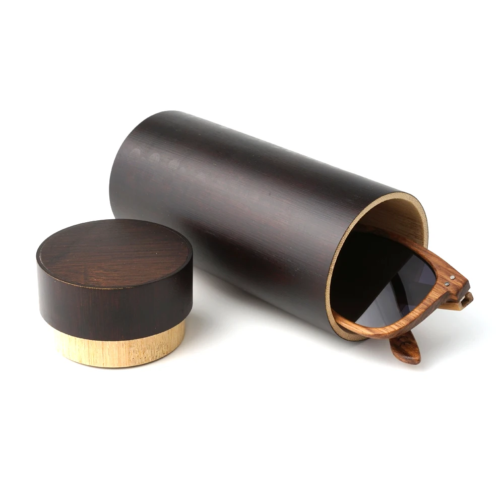 Ручная работа поляризационные солнцезащитные очки из древесины зебры