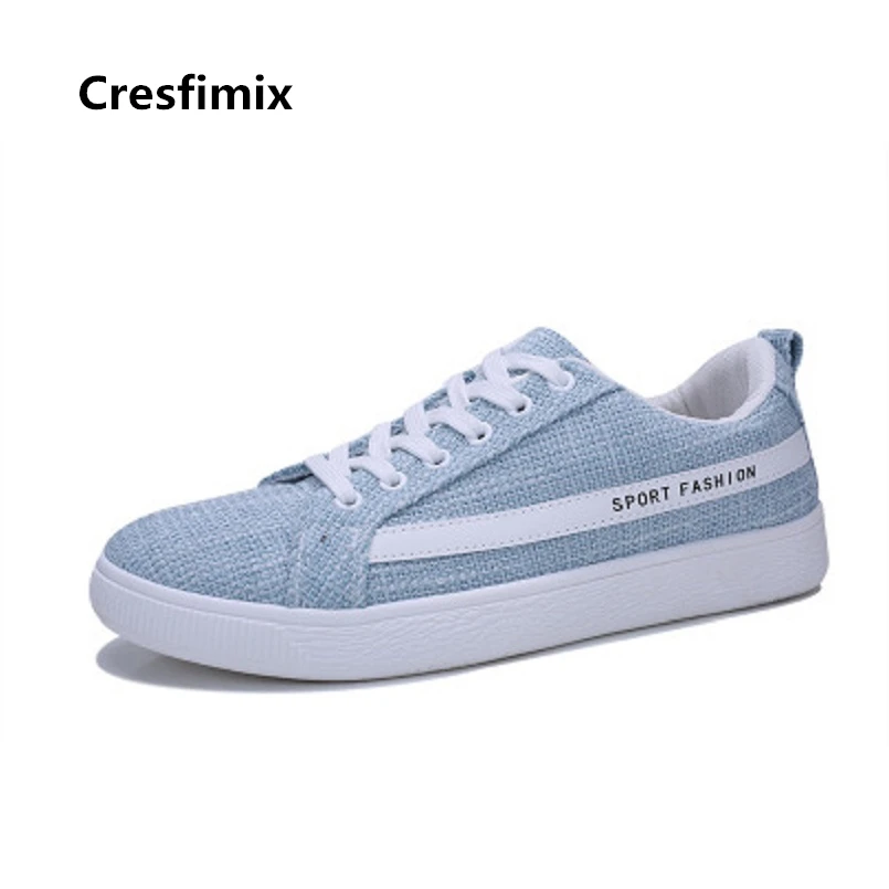 

Мужские повседневные Модные холщовые туфли Cresfimix, мужские крутые удобные осенне-зимние туфли на шнуровке, c2591