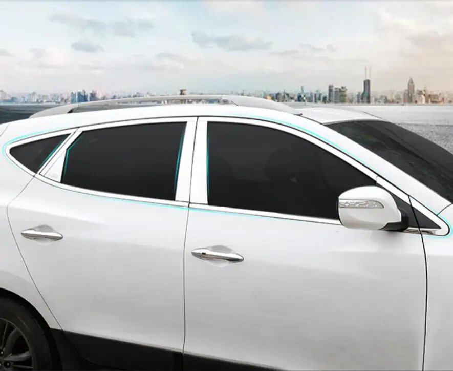 Отделка окон из нержавеющей стали для Hyundai IX35 304 Модифицированная модификация