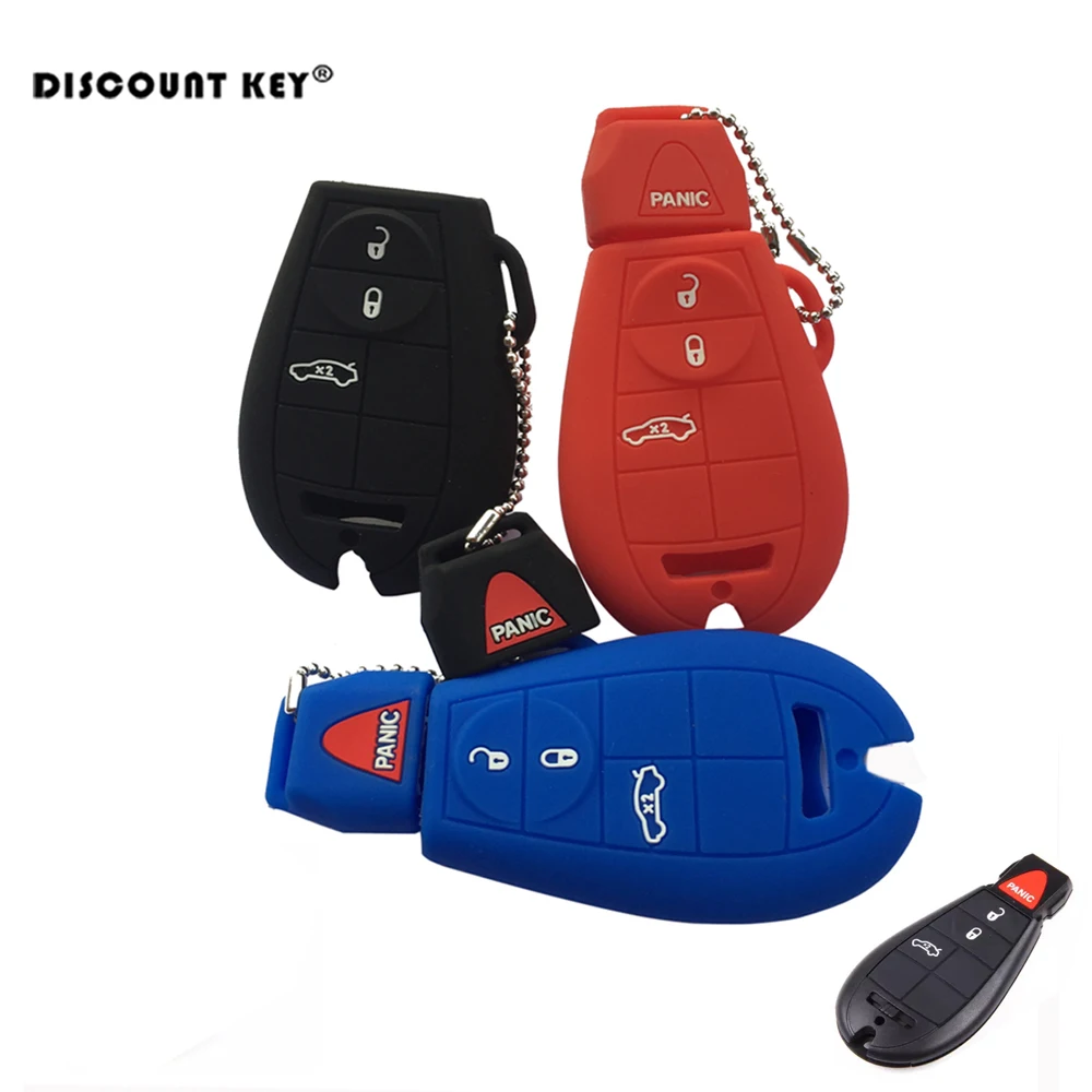 Силиконовый чехол автомобиль ключ для Fiat Chrysler 300 Dodge JCUV Ddart Jeep Grand Cherokee Компас