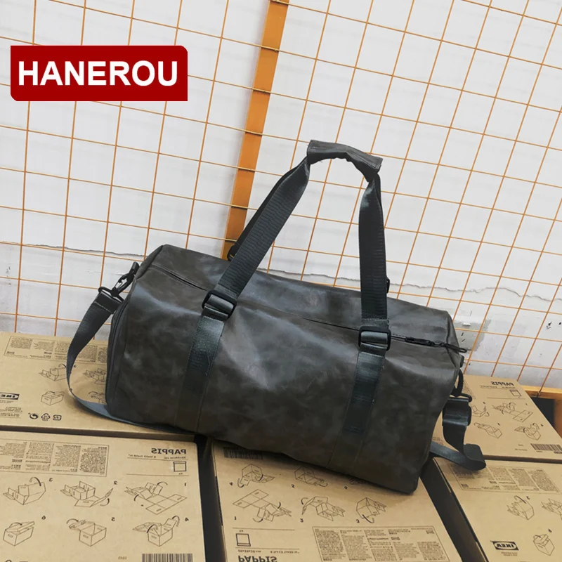 HANEROU мужские и женские дорожные сумки из искусственной кожи Женская Большая