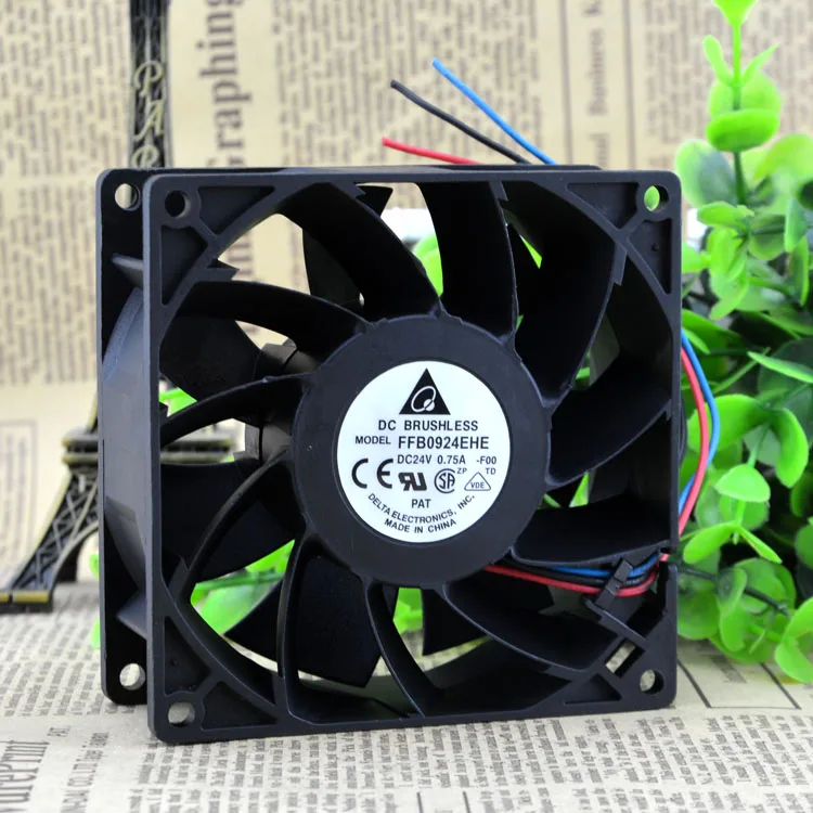 Бесплатная доставка. Оригинальный FFB0924EHE 24 В 0 75 А 9038 см ABB инверторный вентилятор |