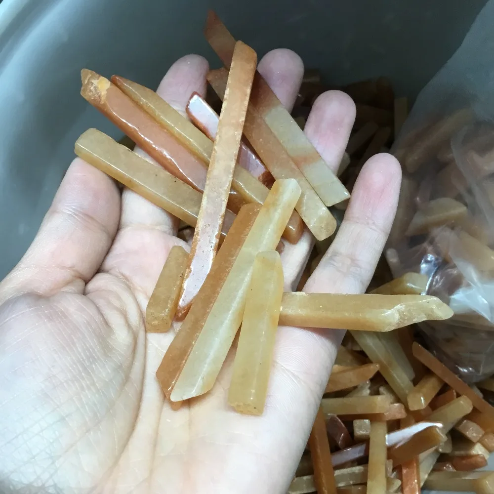 

Natural strip crystal stone polished Red Aventurine stone for decoration