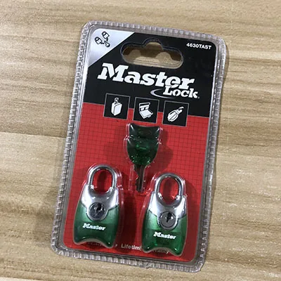 4630 Green 2 locks Главный замок маленький мини шкафчик с навесным замком замок ящик студенческий концентрический багажный чехол коробка замок для влюбленных 4 цвета 2 ключа торговля - Цвет: 4630 Green 2 locks