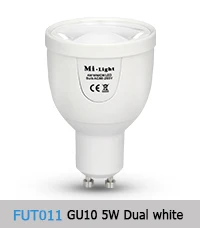 Mi светильник FUT105 E27 12 Вт RGB+ CCT светодиодный лампы 110V 220V Беспроводной 2,4 г накаливания с регулируемой яркостью 2 в 1 умный светодиодный светильник с 8-зоны РФ Пульт дистанционного управления