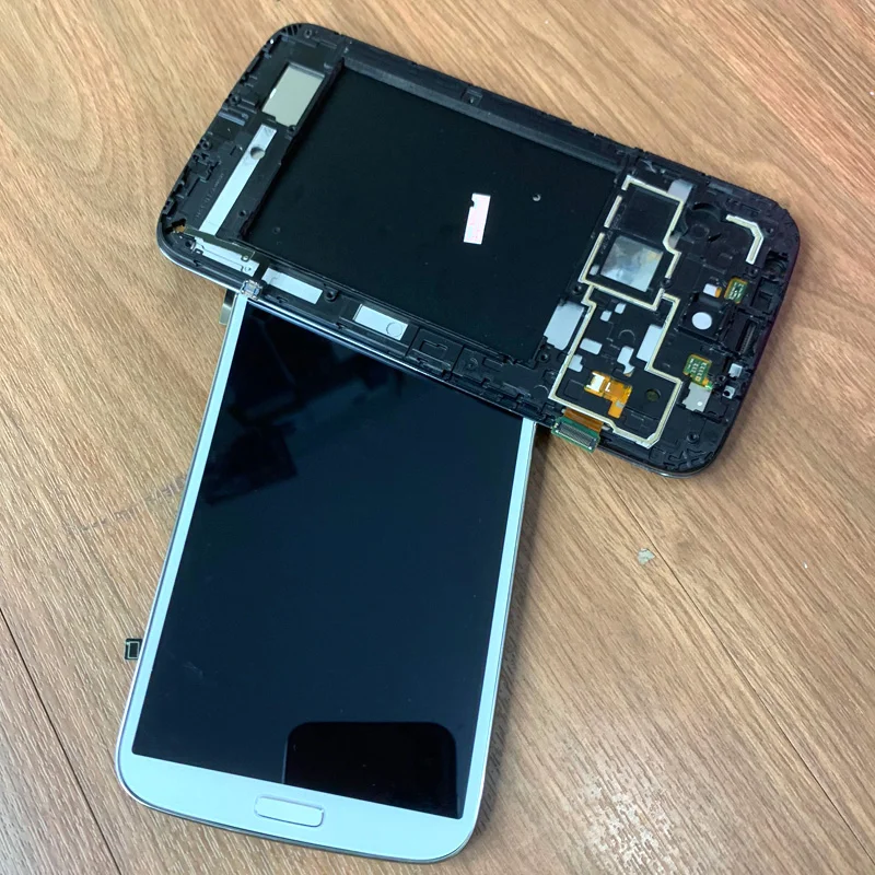 100% тесты Серый Белый для samsung Galaxy Mega 6 3 i9200 i9205 ЖК дисплей сенсорный экран планшета